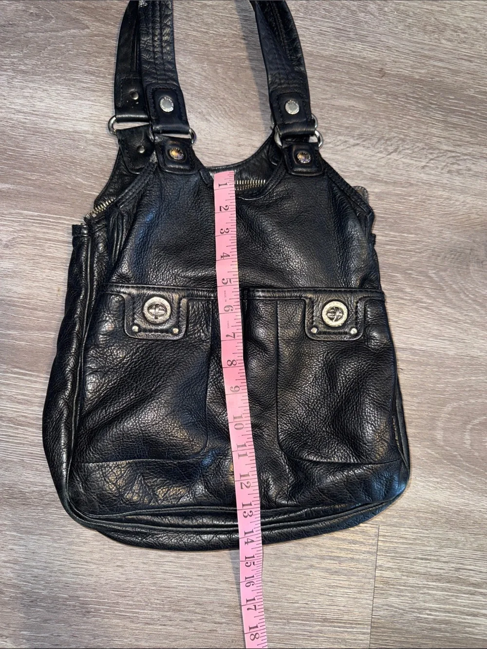 Marc By Marc Jacobs Classic Black Leather Shoulder Bag